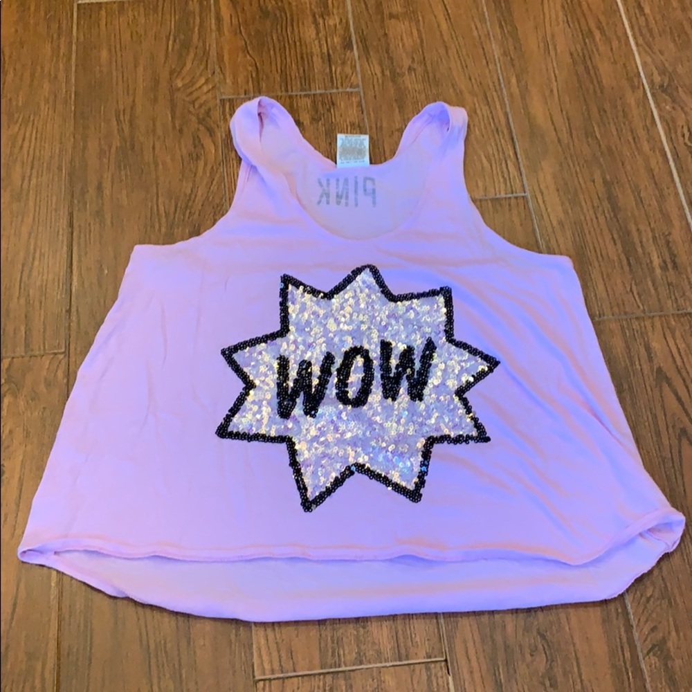 VS PINK Bling Sequin Tank